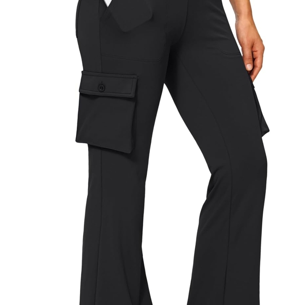 Gradual Chic Black Flare Yoga Pants